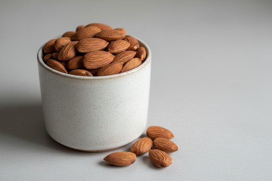 Cup of almonds 